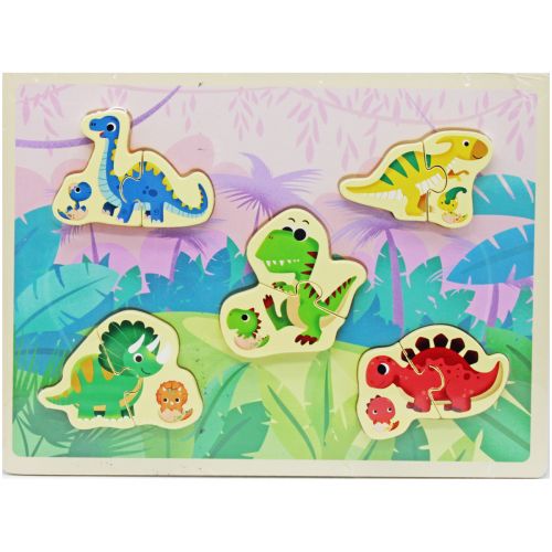 Деревʼяний вкладиш "Динозаври" (30х22 см)