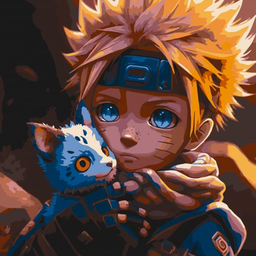 Картина по номерах "Наруто" 40x40 см