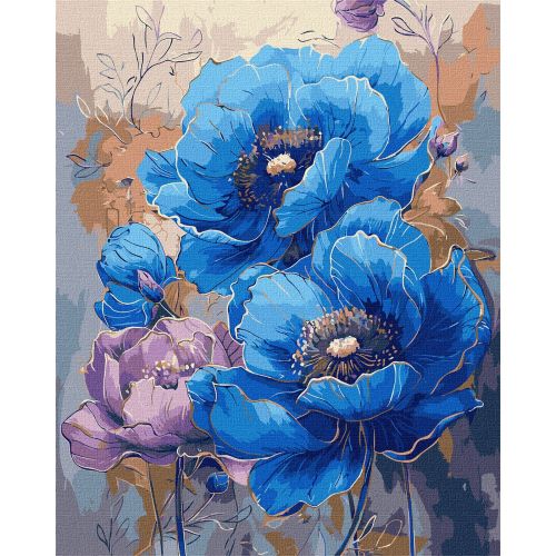 Картина за номерами з фарбами металік "Симфонія кольорів" 40х50 см