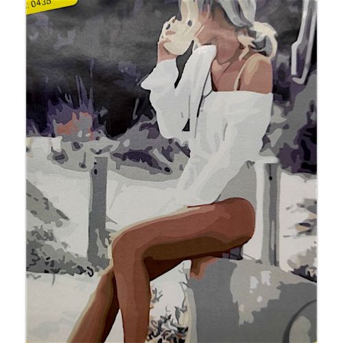 Картина по номерах "Відпочинок на березі" 40х50 см