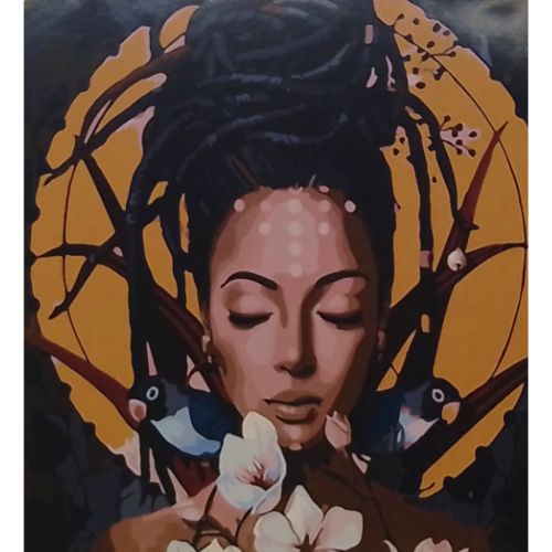 Картина по номерах "Едемський сад" 40х50 см