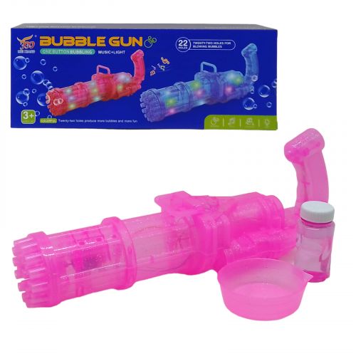 Установка з мильними бульбашками "Кулемет-бластер" (рожевий)