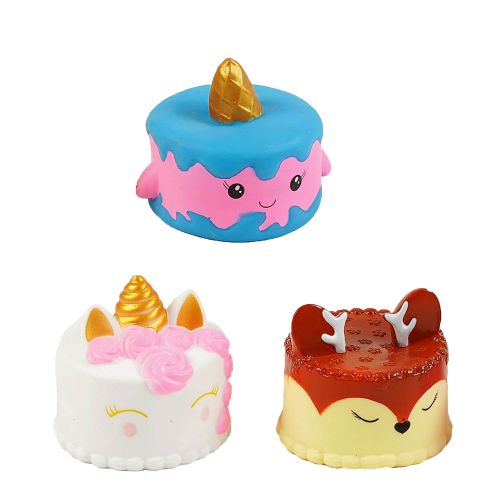 Іграшки-пищалки для ванни “Тортики”, 3 шт