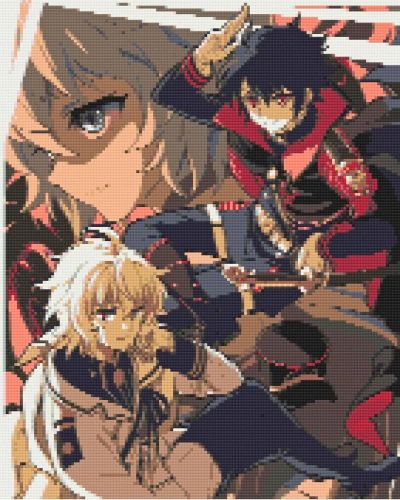 Алмазна мозаїка "Аніме. Останній Серафим" 40х50 см