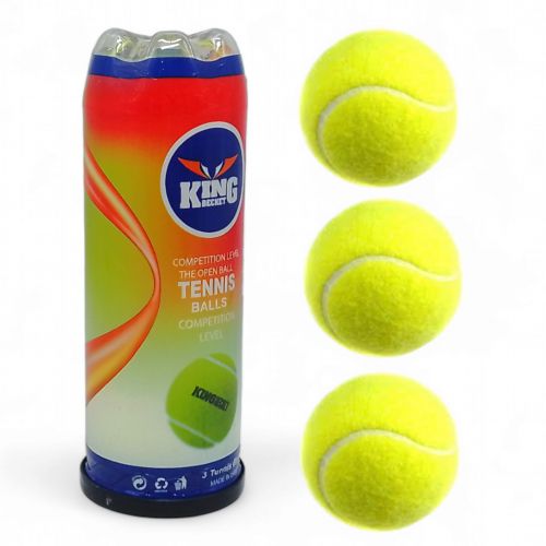 Мʼячики для тенісу, в тубусі, 3 штуки