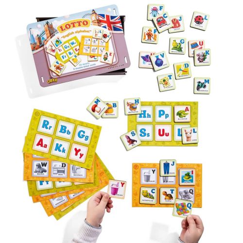 Лото деревʼяне "Англійська абетка"