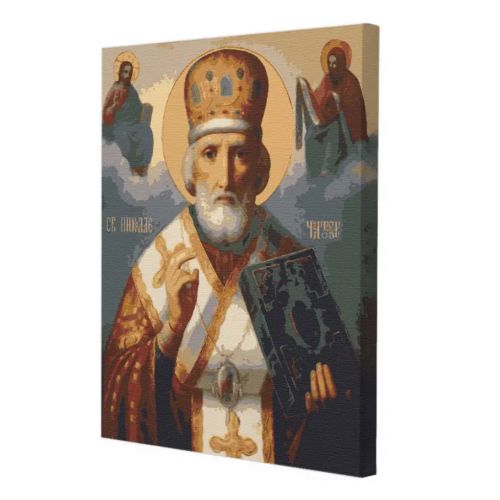 Картина по номерах "Микола Чудотворець" 40х50 см