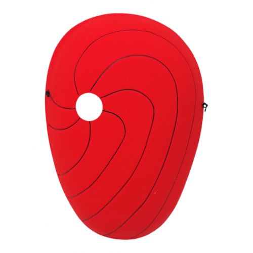 Маска "Uchiha Obito. Naruto", червона