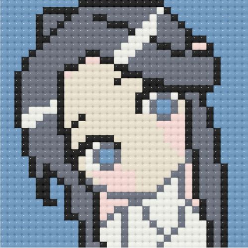 Алмазна мозаїка (міні) Благословення небесного урядника. Се Лянь, 10х10 см