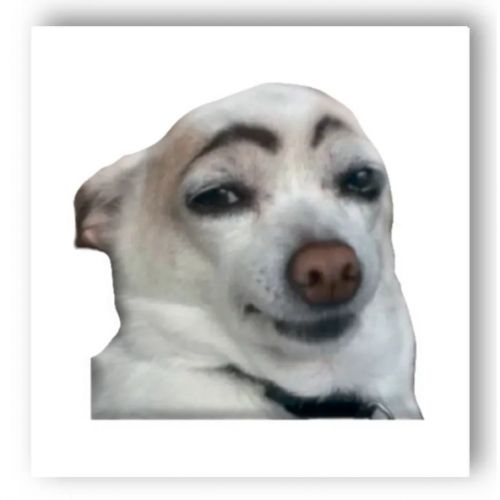 3D стікер "Мем гламур" (ціна за 1 стікер)