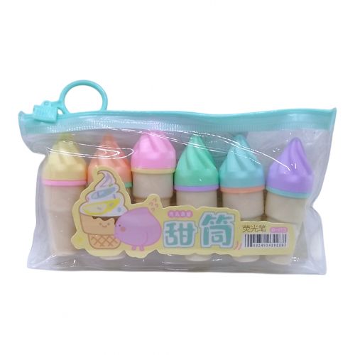 Набір маркерів "Морозиво", 6 кольорів