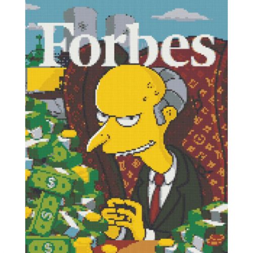 Алмазна мозаїка "Містер Бернс. Сімпсони" 40х50 см