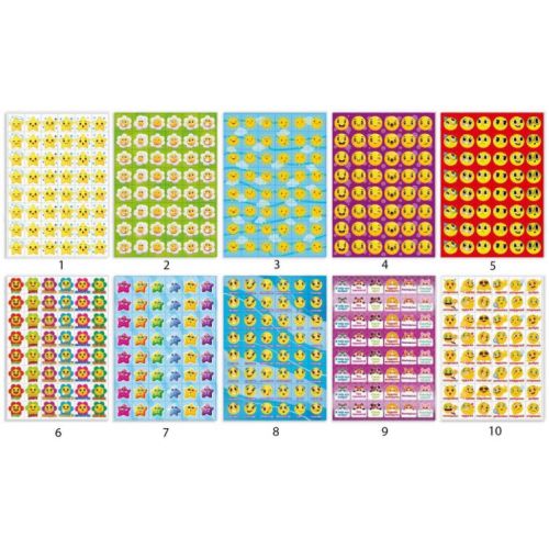 Наліпки стікери "Оцінка" формат А5