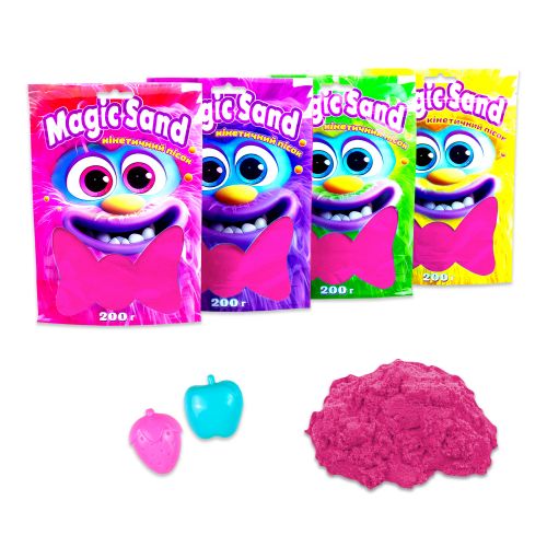 Кінетичний пісок "Magic Sand", 200 г (рожевий)