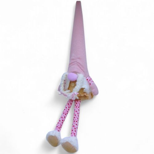 Мʼяка іграшка "Гном новорічний" 88 см (з капелюхом)