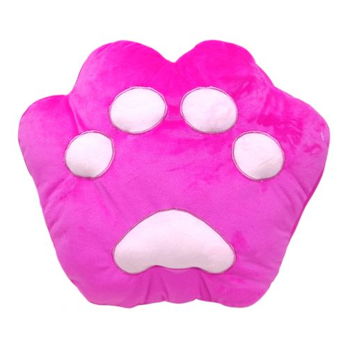 Мʼяка подушка "Лапка", 40 х 36 см (рожева)