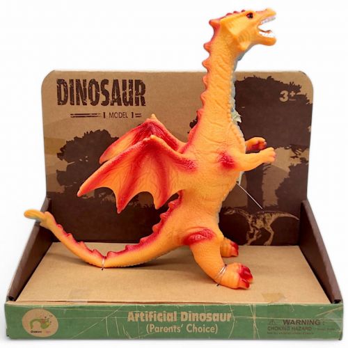 Фігурка гумова, озвучена, "Дракон" (коробка - 23,5х10,5х19 см), одноголовий