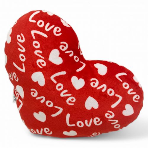 Іграшка м’яка "Серце Love" розмір М (26х8х18 см)