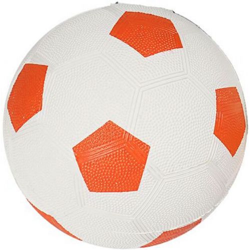Мʼяч футбольний, гумовий, розмір №5 (помаранчевий)