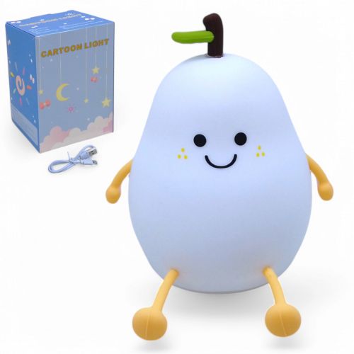 Нічник груша, гумовий (силіконовий), 13 см