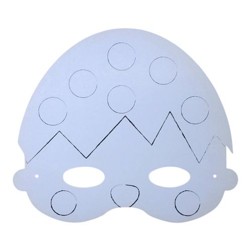 Маска-розмальовка "Яйце", паперова