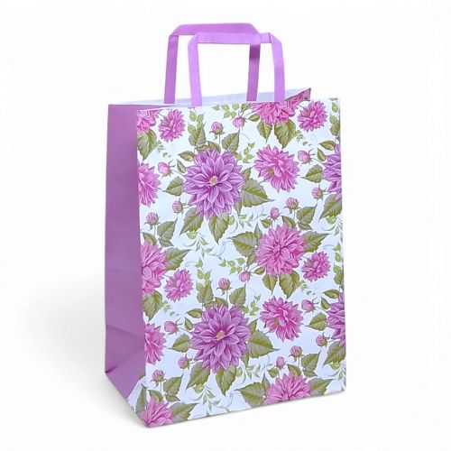 Пакет паперовий з ручками Крафт білий 250х150х345,KGB 253415 -29