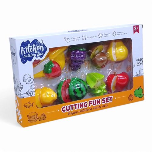 Набір ігровий "Різка овочей та фруктів", на липучках (вид 1)