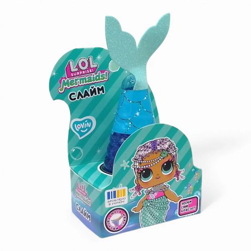 Слайм Lovin  L.O.L. Surprise! Русалка Блакитна , 250 мл