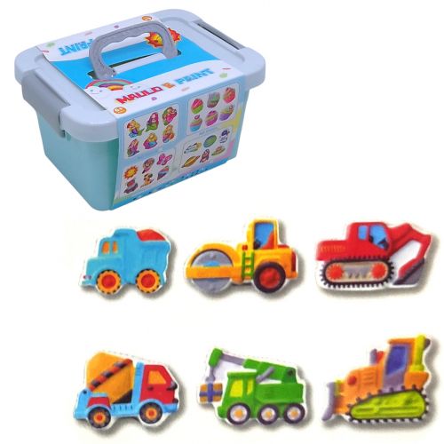 Набір для творчості "Створи і розфарбуй магніт. Будівельний транспорт"