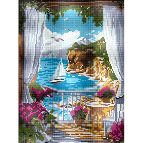 Алмазна мозаїка "Сонячна гавань" 30х40 см