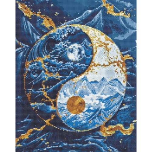 Алмазна мозаїка "Інь Янь" розмір 40х50 см