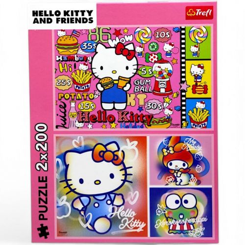 Пазли "Хелоу Кітті: Кітті і друзі" (2х200 ел)