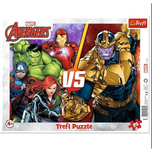 Пазли (25 ел, рамкові) "Непереможна команда Месників"