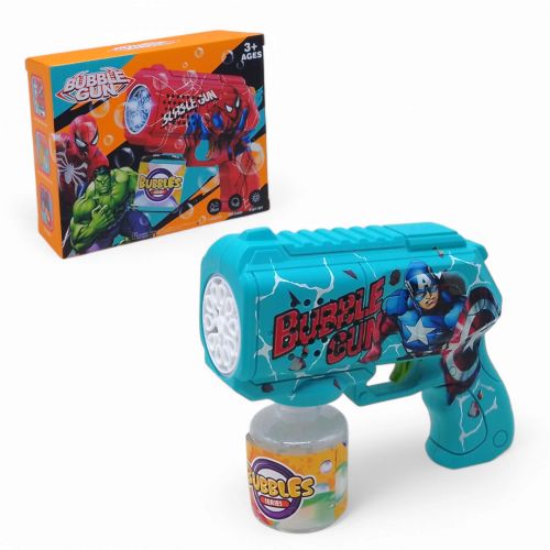 Пістолет з мильними бульбашками "Капітан Америка", підсвічування