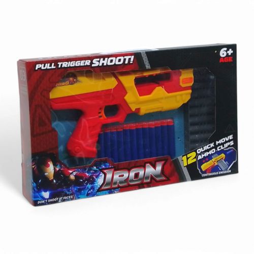 Бластер з поролоновими патронами "Супергерої. Залізна Людина"