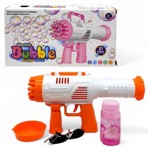 Пістолет з мильними бульбашками "Rocket boom" (різні кольори в асортименті)
