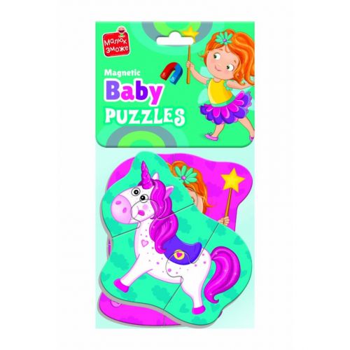 Мʼякі бебі пазли "Фея та єдиноріг" (2 пазли)