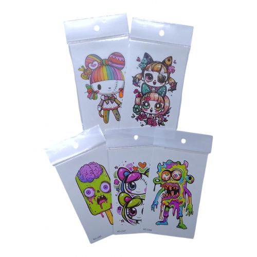 Набір тату Чарівний світ, 5 штук