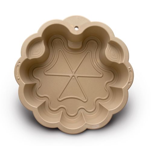 Пісочниця-басейн "Квітка" 81 х 81 х 20 см (бежева)