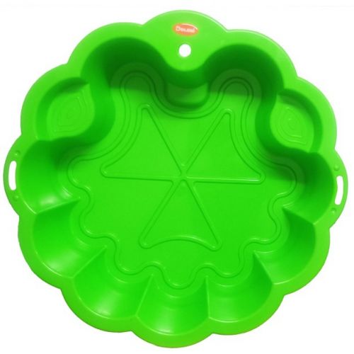 Пісочниця-басейн "Квітка" 81 х 81 х 20 см (зелена)