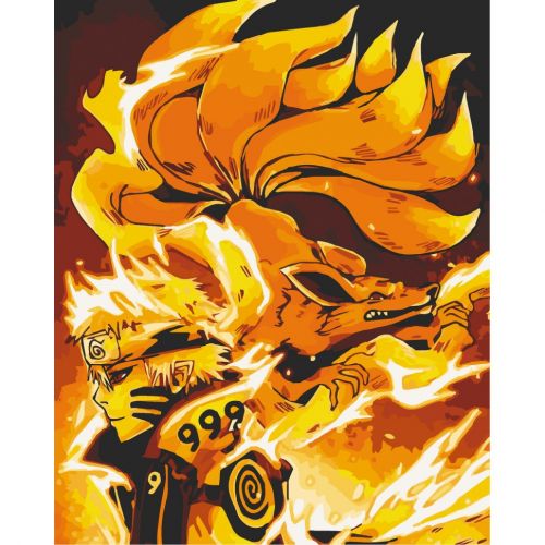 Картина по номерах "Аніме. Наруто. Перевтілення" 40х50 см