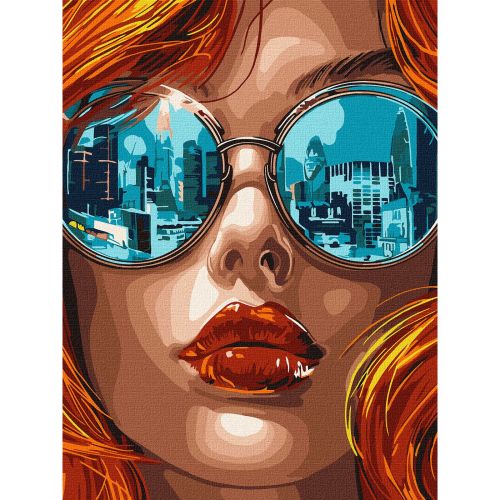 Набір для розпису по номерах "Пейзаж Лондона" 30х40см