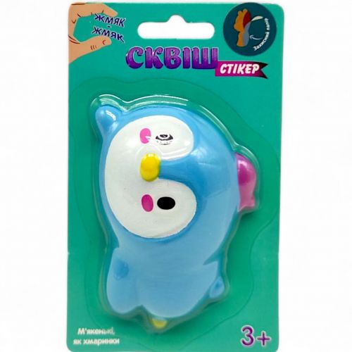 Сквіш-наліпка "Звірятко: Пінгвін", іграшка-антистрес