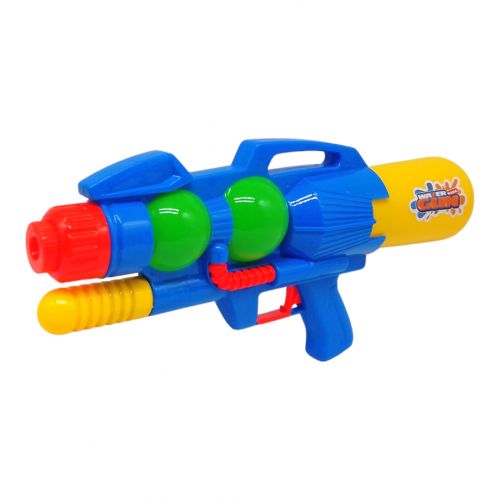 Водний пістолет з накачкою, 37 см (синій)