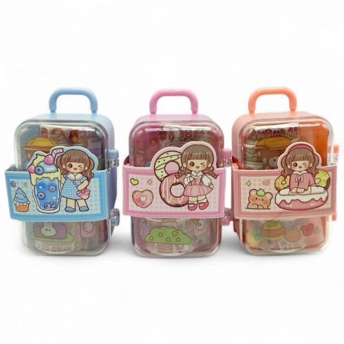 Набір матеріалів для скрапбукінгу в коробочці (мікс видів)