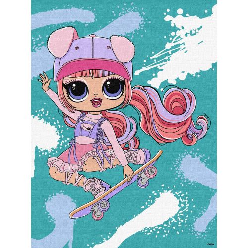 Картина за номерами " L. O. L. Surprise! Tweens Skate Dance Ali Dance" 30х40 см