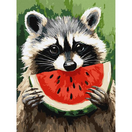 Картина по номерах "Соковитий кавун" 30х40 см