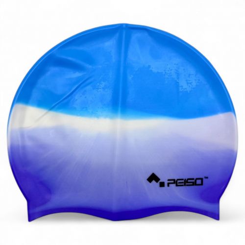 Шапочка для плавання, силіконова, 14+ (синя вид 1)
