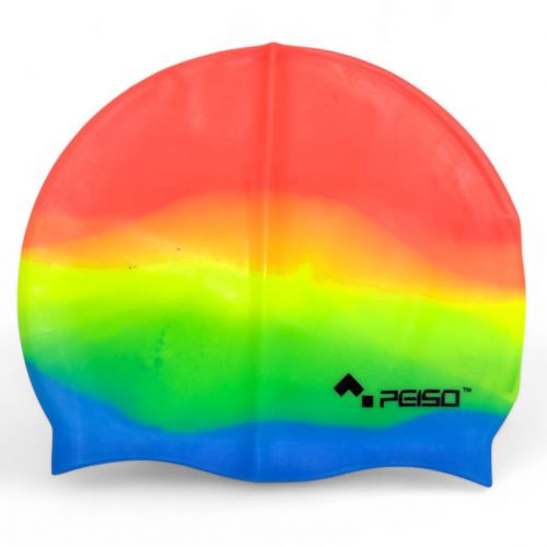 Шапочка для плавання, силіконова, 14+ (різнокольорова)
