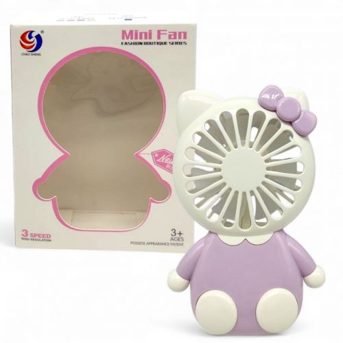 Вентилятор  в коробці, зі світлом (Бузковий)